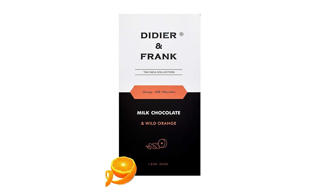 Didier & Frank Milk Chocolate & Wild Orange   Box  50 grams